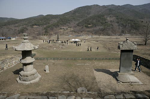 발굴조사지 전경 